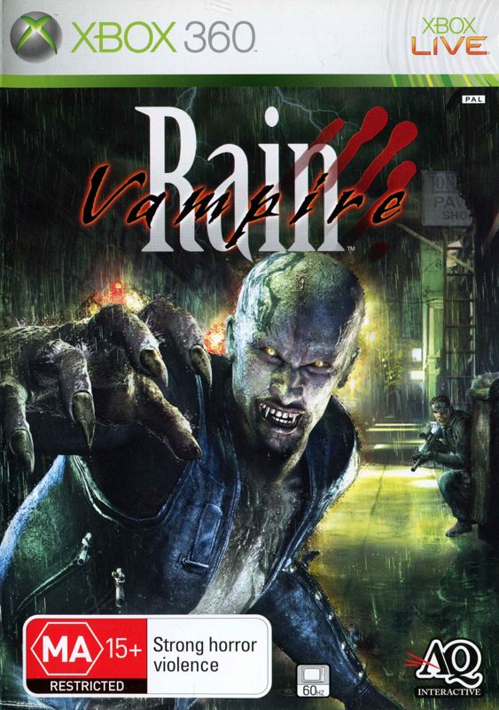 Front Cover for Vampire Rain (Xbox 360)