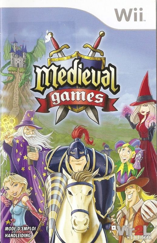 Manual for Medieval Games (Wii): Front