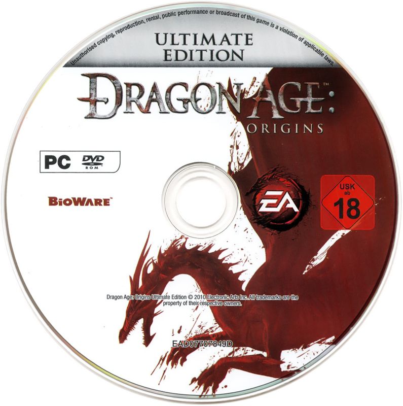Media for Dragon Age: Origins - Ultimate Edition (Windows): DVD 1