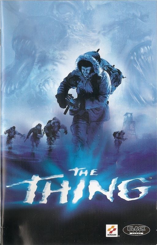 Manual for The Thing (PlayStation 2): Front