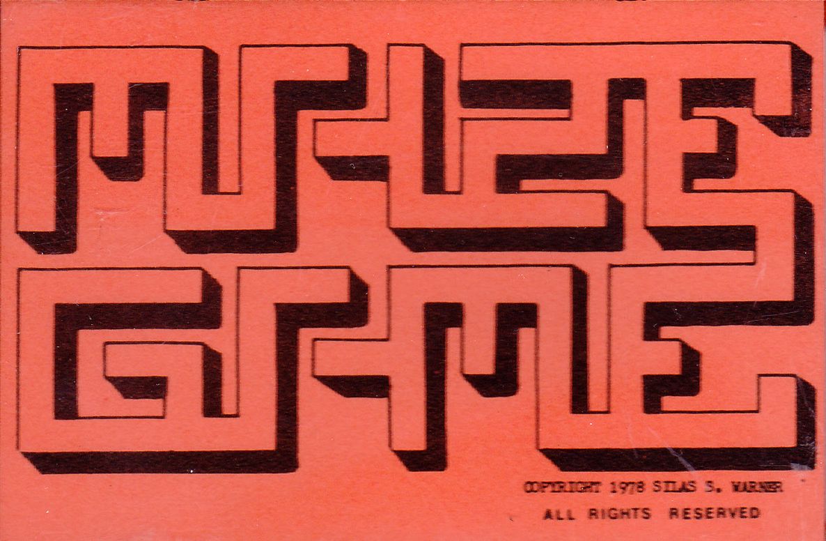 Front Cover for Maze Game (Apple II)