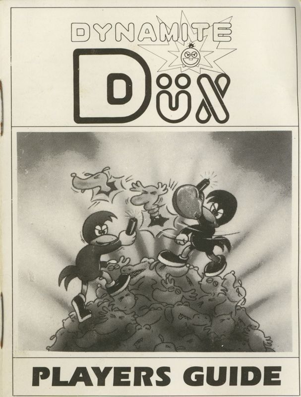Manual for Dynamite Düx (Commodore 64): first page