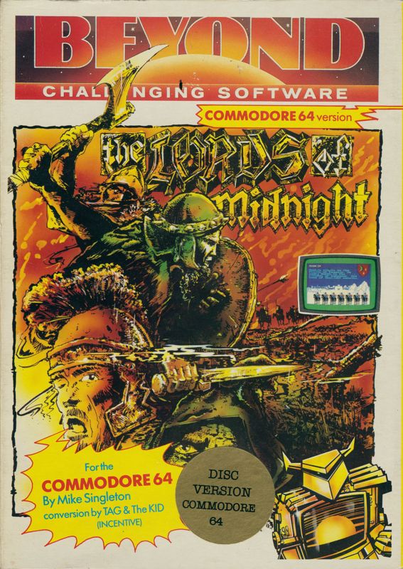 Front Cover for The Lords of Midnight (Commodore 64) (slipcase box): slipcase