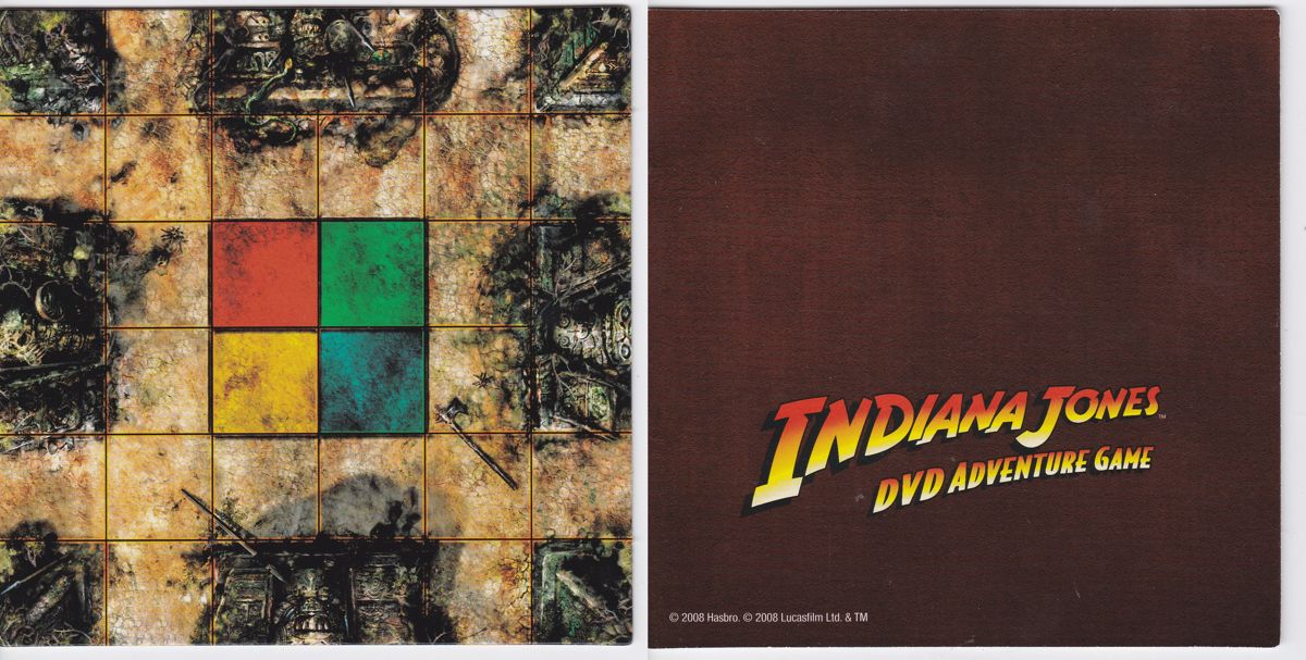 Other for Indiana Jones: DVD Adventure Game (DVD Player): Hall of Ancestors Start Card: Front and Back