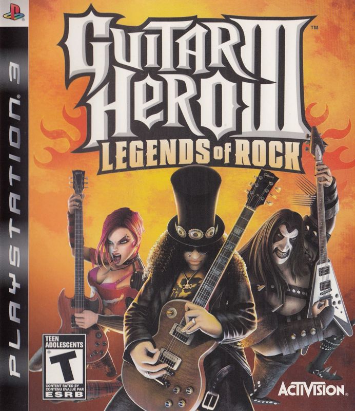Front Cover for Guitar Hero III: Legends of Rock (PlayStation 3)