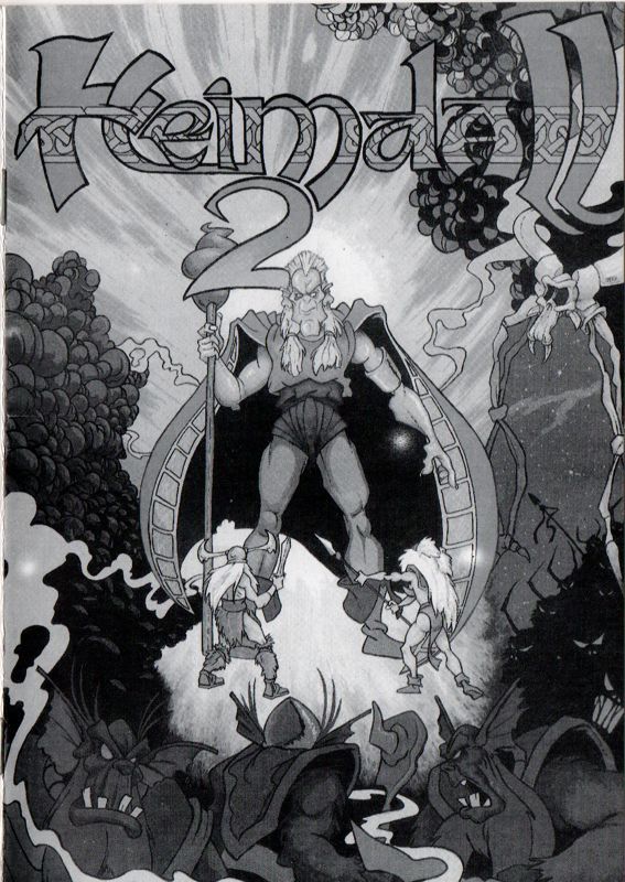 Manual for Heimdall 2: Into the Hall of Worlds (Amiga): Front