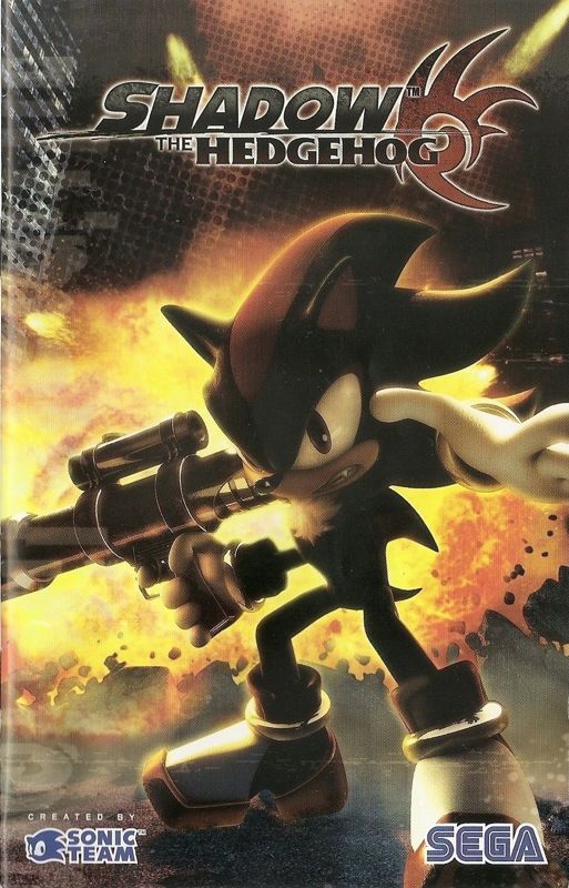 Manual for Shadow the Hedgehog (PlayStation 2) (Platinum release): Front