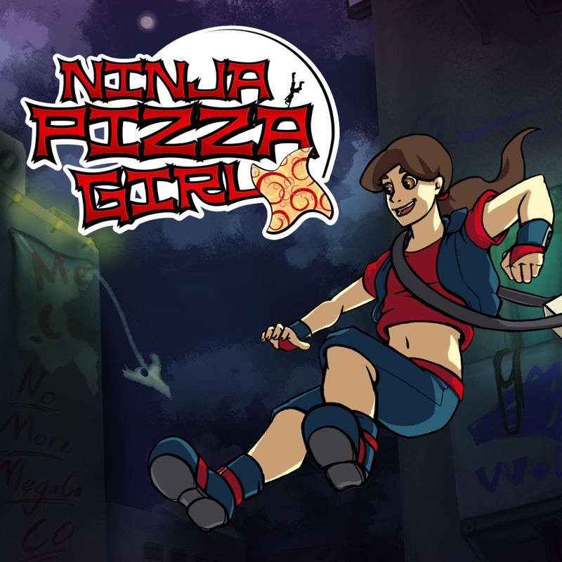 Front Cover for Ninja Pizza Girl (PlayStation 4) (download release)