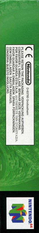 Spine/Sides for Space Station Silicon Valley (Nintendo 64): Bottom