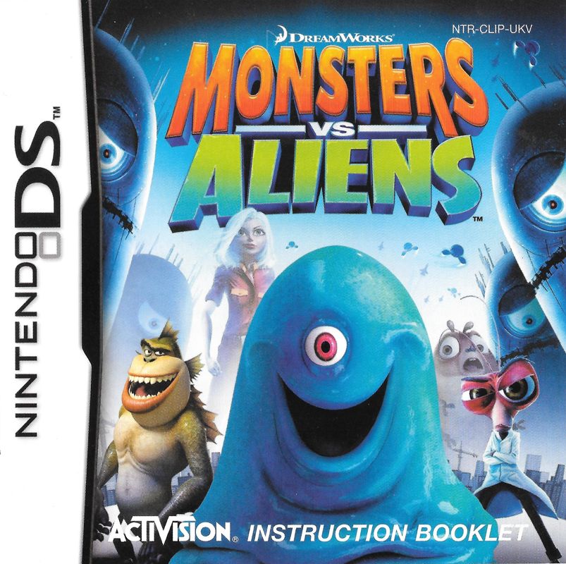 Monsters vs Aliens cover or packaging material - MobyGames