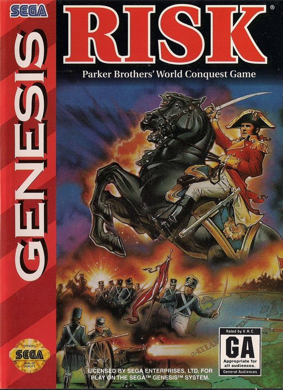 Front Cover for Risk: Parker Brothers' World Conquest Game (Genesis)