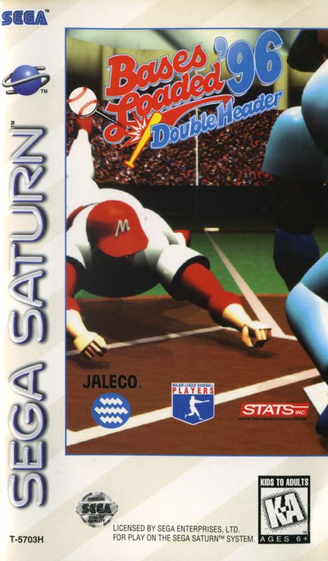 Front Cover for Bases Loaded '96: Double Header (SEGA Saturn)