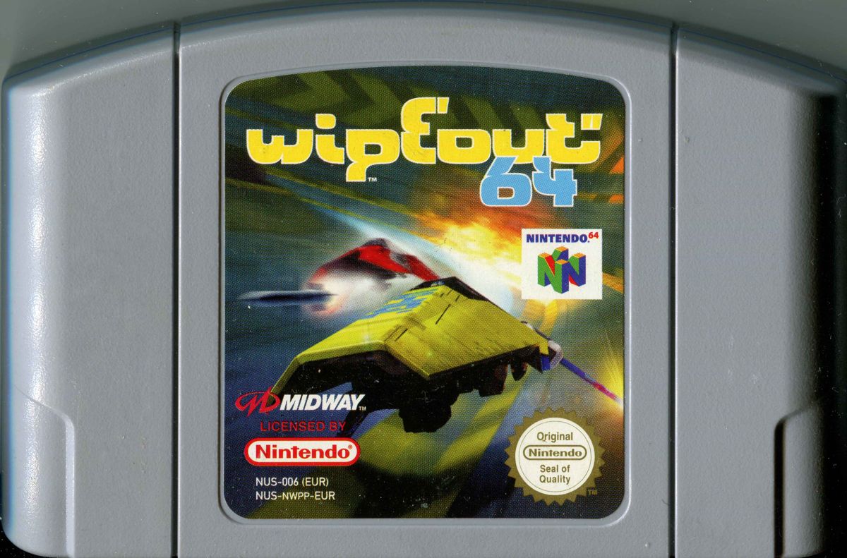 Media for WipEout 64 (Nintendo 64): Front