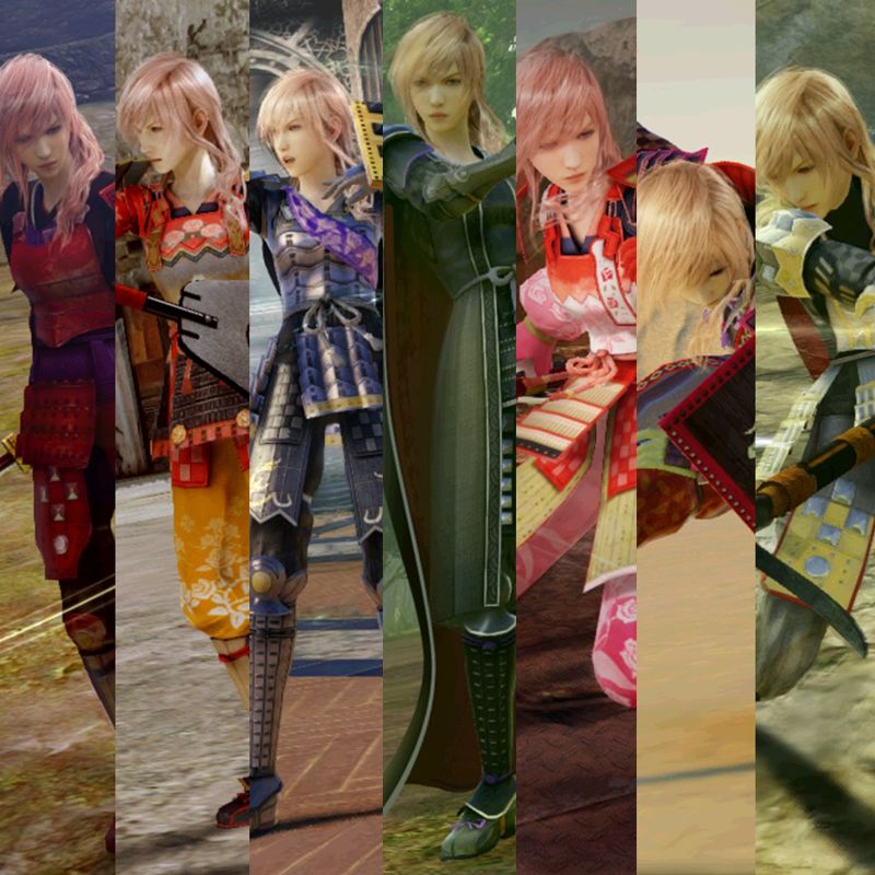 Front Cover for Lightning Returns: Final Fantasy XIII - The Samurai Collection (PlayStation 3) (PSN release (SEN))