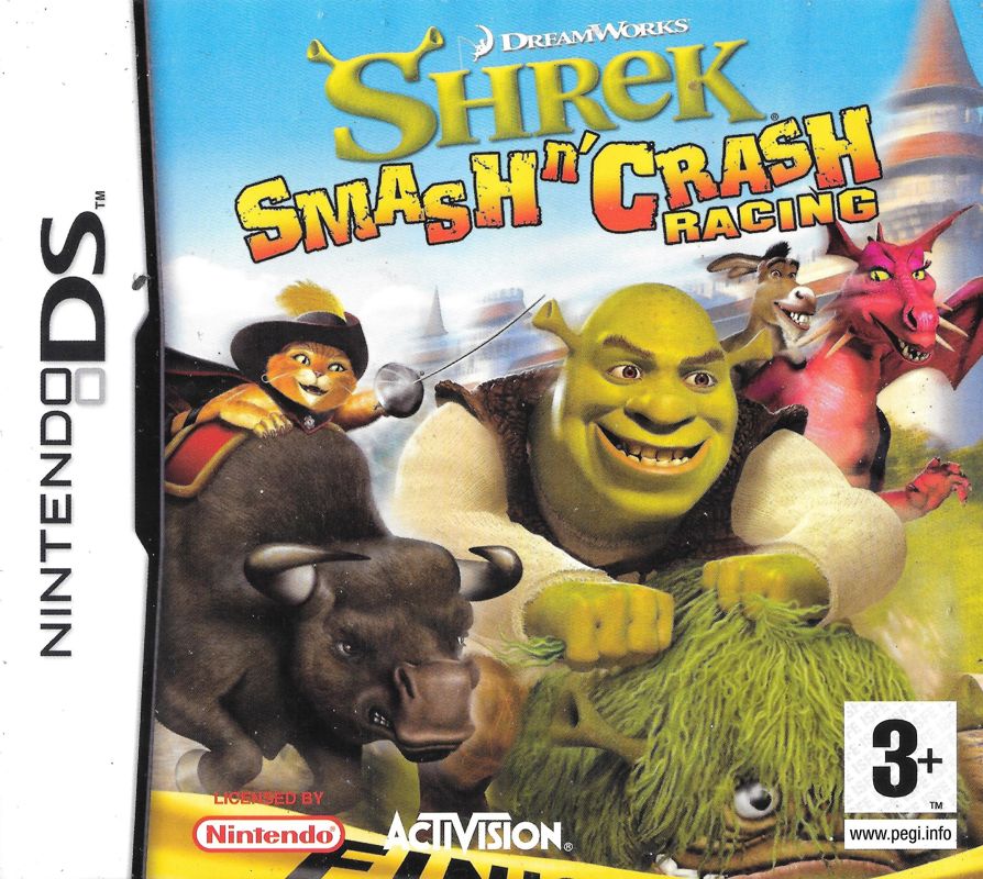 Front Cover for Shrek Smash N' Crash Racing (Nintendo DS)