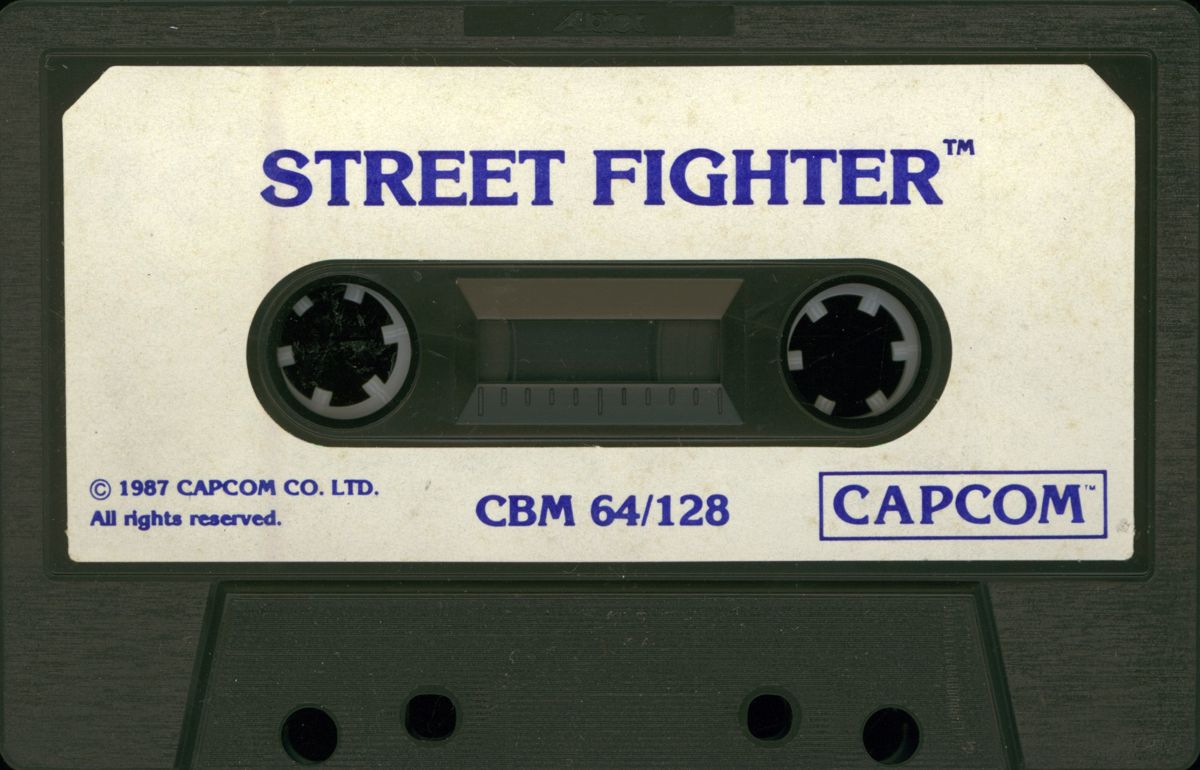 Media for Street Fighter (Commodore 64)