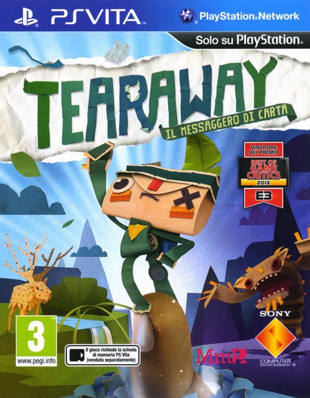 Front Cover for Tearaway (PS Vita)