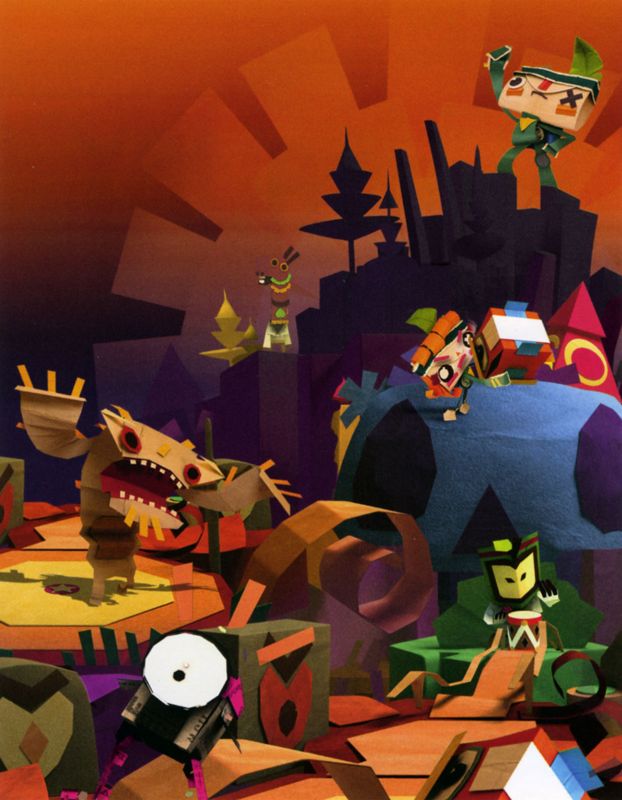 Inside Cover for Tearaway (PS Vita): left