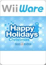 Front Cover for Happy Holidays Christmas (Wii) (download release)