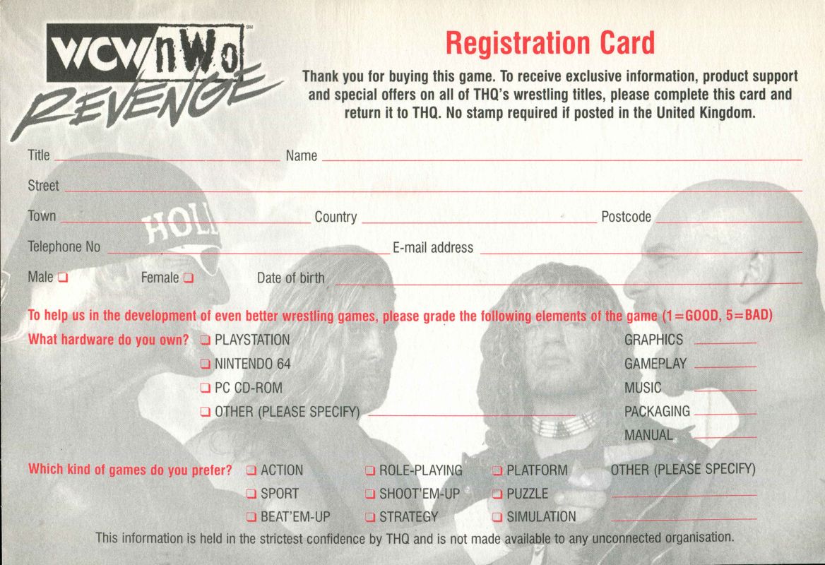 Advertisement for WCW/NWO Revenge (Nintendo 64)