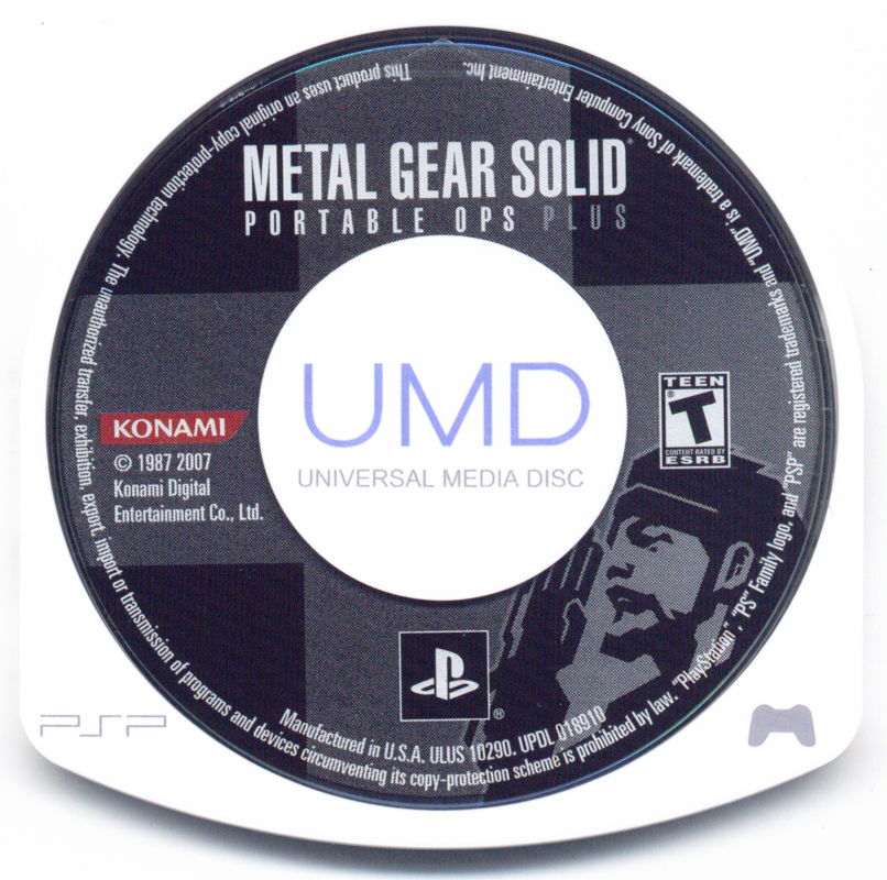 Media for Metal Gear Solid: Portable Ops Plus (PSP)