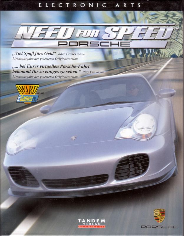 Front Cover for Need for Speed: Porsche Unleashed (Windows) (Tandem Verlag release)