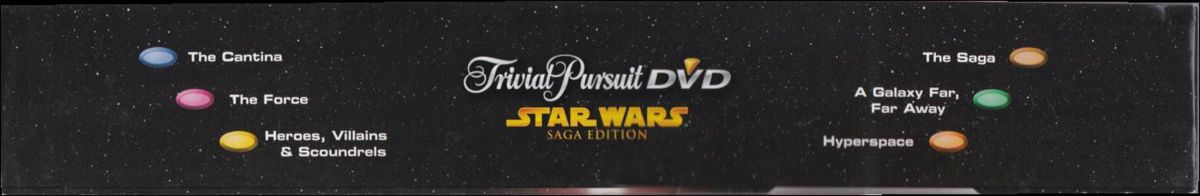 Spine/Sides for Trivial Pursuit DVD: Star Wars Saga Edition (DVD Player): Tray: Top