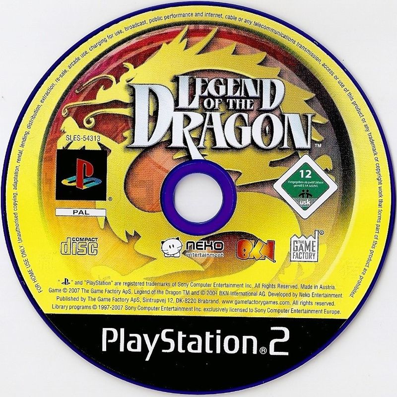 Media for Legend of the Dragon (PlayStation 2)