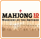 Front Cover for Mahjong 3D: Warriors of the Emperor (Nintendo 3DS) (download release)