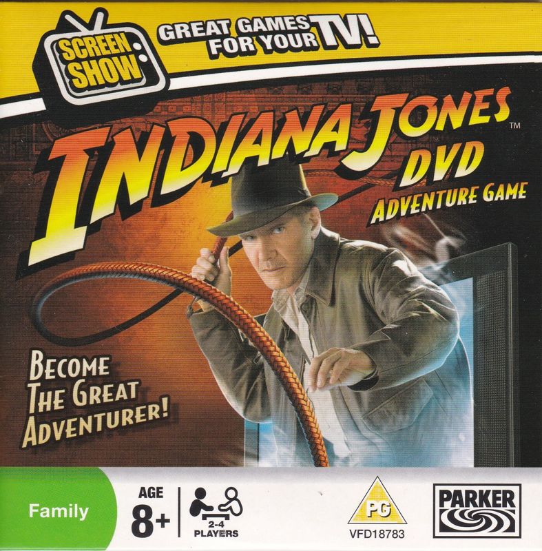 Indiana Jones: DVD Adventure Game cover or packaging material