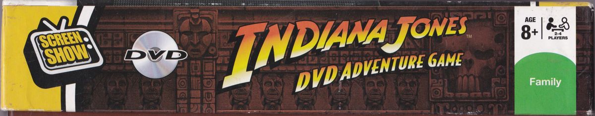 Spine/Sides for Indiana Jones: DVD Adventure Game (DVD Player): Right