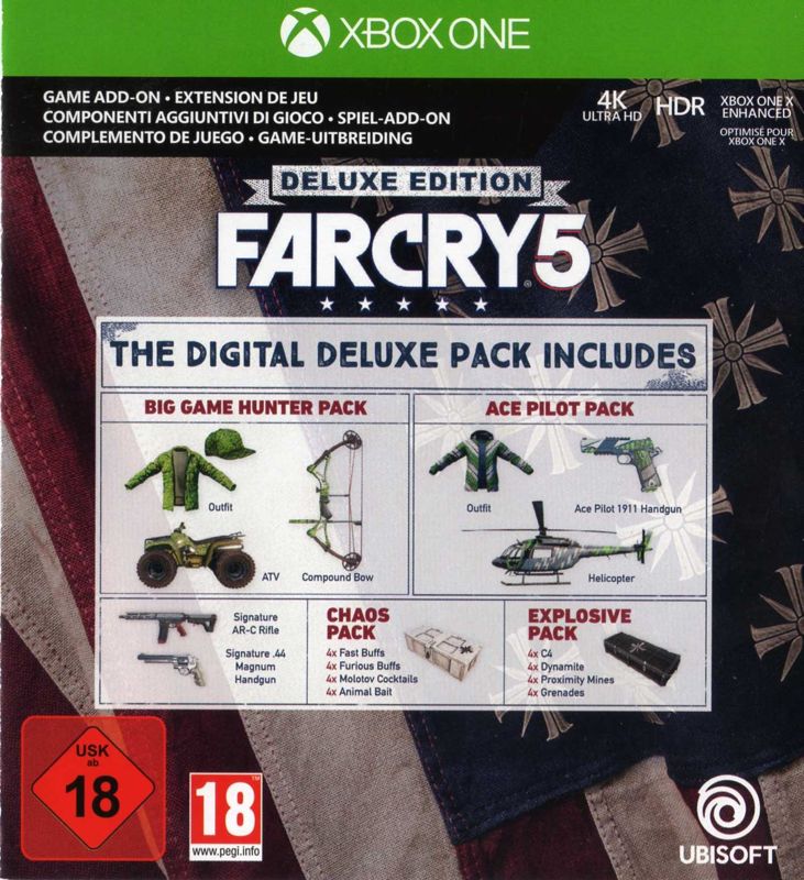 Other for Far Cry 5 (Deluxe Edition) (Xbox One): DLC voucher - front