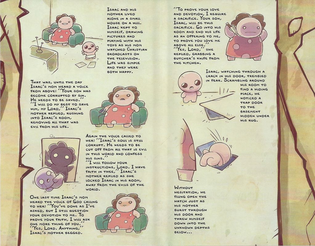 Inside Cover for The Binding of Isaac: Afterbirth+ (Nintendo Switch): Full