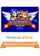 Front Cover for Sonic the Hedgehog 2 (Nintendo 3DS)