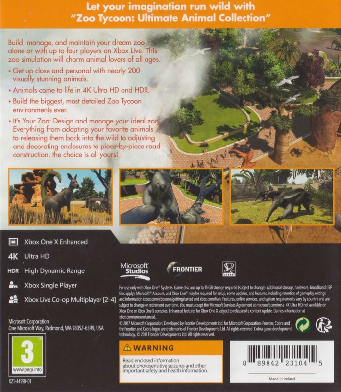 Zoo Tycoon: Ultimate Animal Collection - Microsoft Xbox One