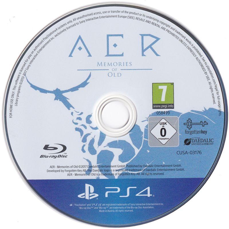 Media for Aer: Memories of Old (PlayStation 4)