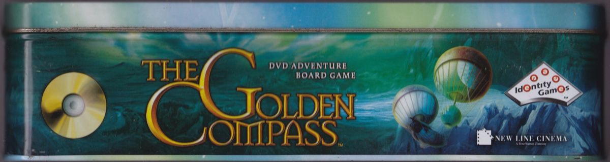 Spine/Sides for The Golden Compass: DVD Adventure Board Game (DVD Player) (This edition of the game comes in an embossed tin box): Top