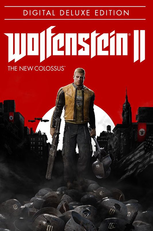 Front Cover for Wolfenstein II: The New Colossus - Digital Deluxe Edition (Xbox One) (download release)