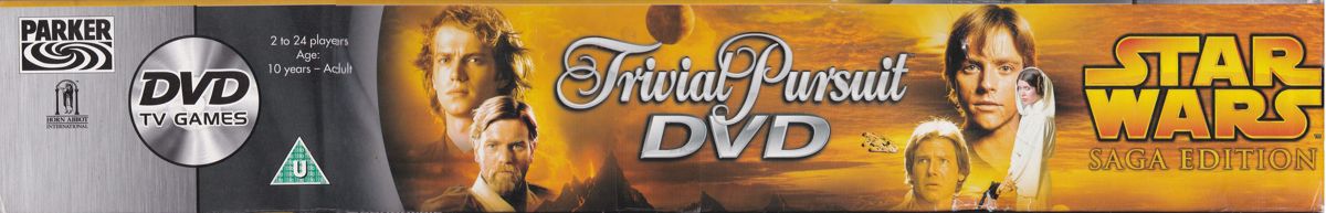 Spine/Sides for Trivial Pursuit DVD: Star Wars Saga Edition (DVD Player): Bottom