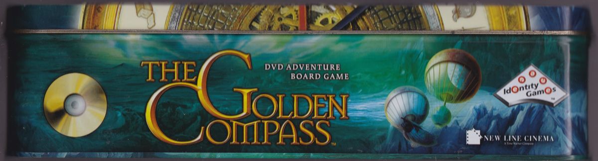 Spine/Sides for The Golden Compass: DVD Adventure Board Game (DVD Player) (This edition of the game comes in an embossed tin box): Bottom