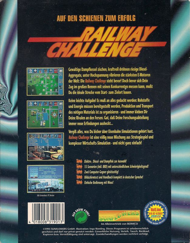 Back Cover for Railway Challenge (DOS)