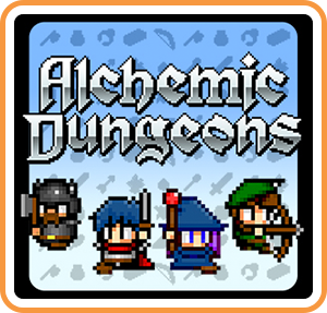 Front Cover for Alchemic Dungeons (Nintendo 3DS) (download release)