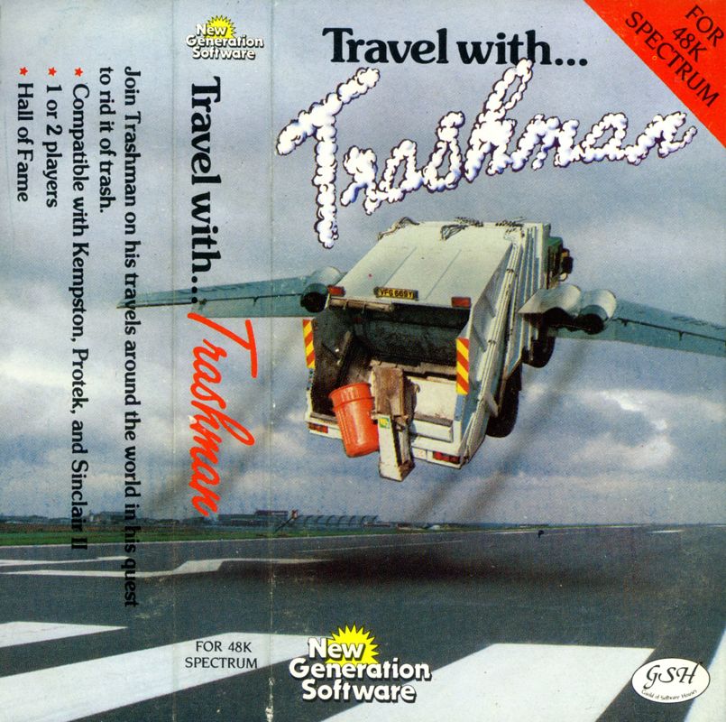 Full Cover for Travel with Trashman (ZX Spectrum)
