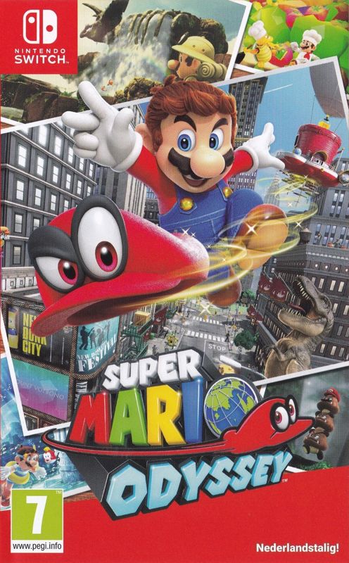 Front Cover for Super Mario Odyssey (Nintendo Switch)