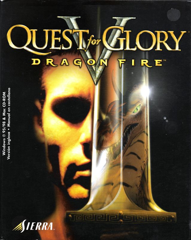 Front Cover for Quest for Glory V: Dragon Fire (Windows)