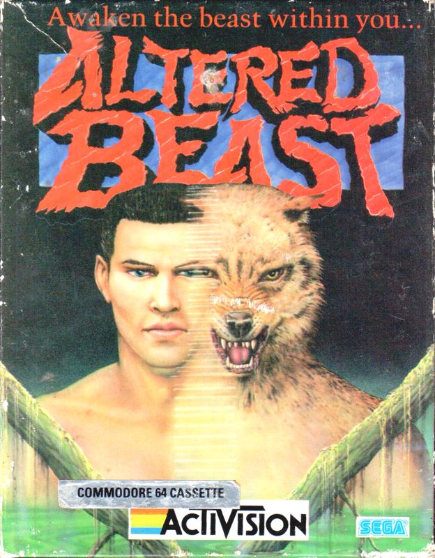 Front Cover for Altered Beast (Commodore 64) (Cassette version)