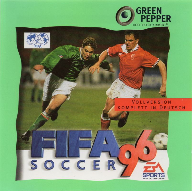 Front Cover for FIFA Soccer 96 (DOS) (Green Pepper release (#30))