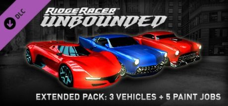 Front Cover for Ridge Racer: Unbounded - Extended Pack: 3 Vehicles + 5 Paint Jobs (Windows) (Steam release)