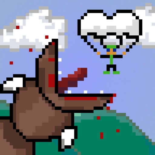 Front Cover for Super Mega Worm (iPad and iPhone)