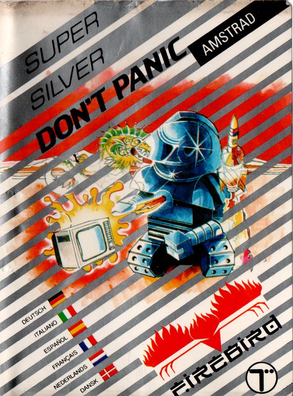 Front Cover for Don't Panic (Amstrad CPC) (Super Silver release)